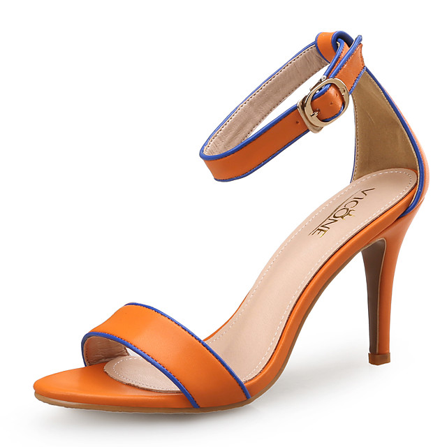 office orange sandals