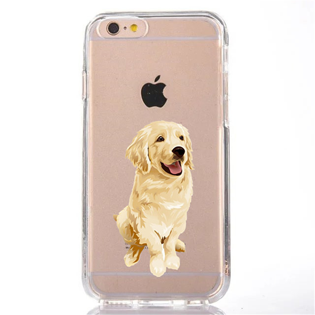 hulle fur apple iphone x iphone 8 plus iphone 8 transparent muster ruckseite hund weich tpu 5671339 2021 1 99