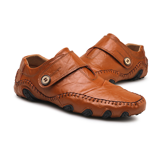 Mens Leather Shoe Spring Fall Loafers /& Oxfords Casual Breathable Comfort Party /& Evening Formal Business Work Lazy Shoe