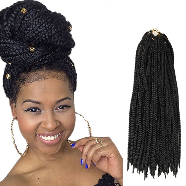  Box  Braids  Tresses Twist 100 cheveux kanekalon Kanekalon 