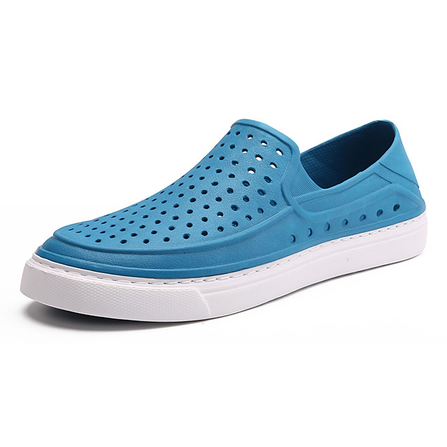 Mens rubber shoes with holes Clearance