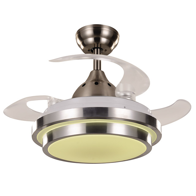 1 lumi re 80 cm LED Design  Ventilateur  Plafonnier  M tal 