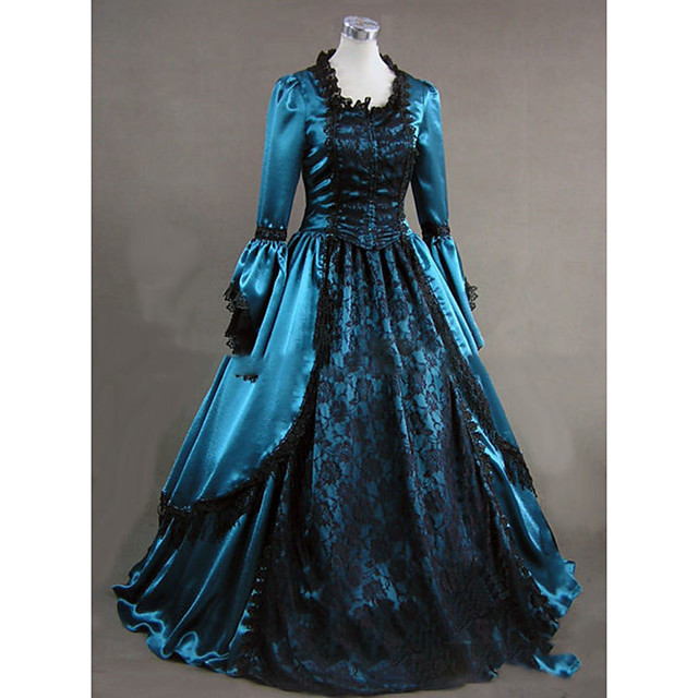 Victorian Dress Party Dress Halloween Costume Drama Stage Performance Victorian Dress Rococo