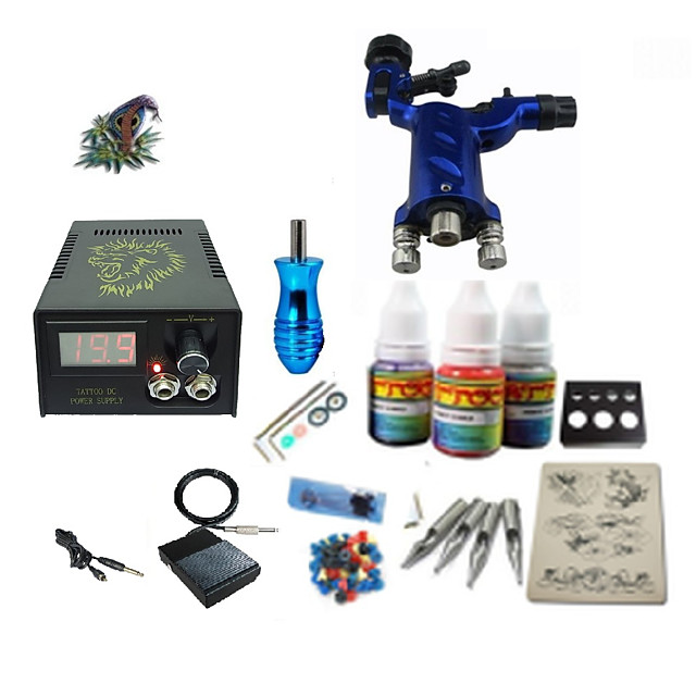 Tattoo Machine Starter Kit 1 Pcs Tattoo Machines With 1 X 5 Ml Tattoo Inks Professional Lcd Power Supply Case Not Included 1 Rotary 5986210 2020 39 51