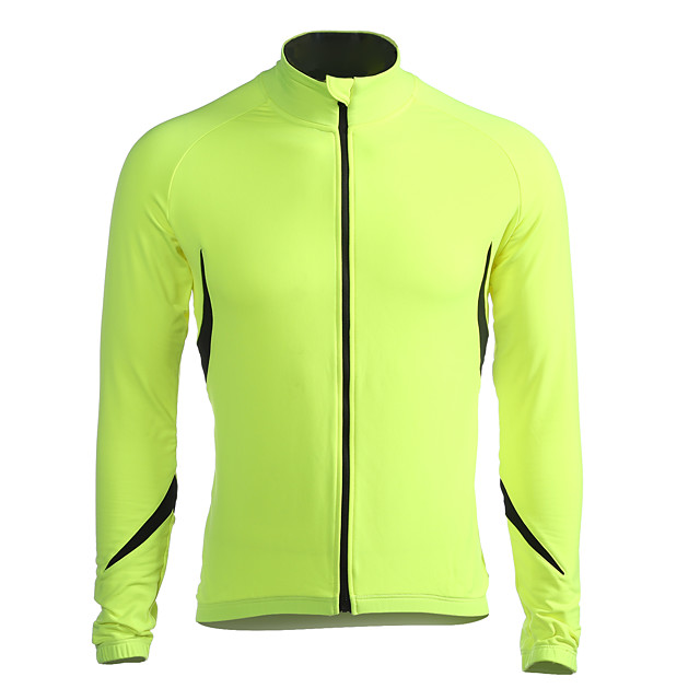 Mens Winter Cycling Jersey Warmer Bike Long Sleeve Fleece Windproof Jacket Tops