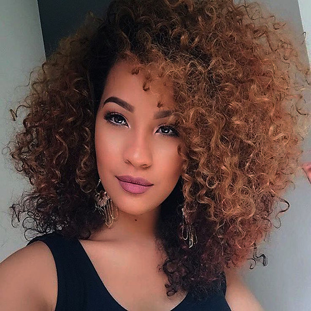 ombre curly wig