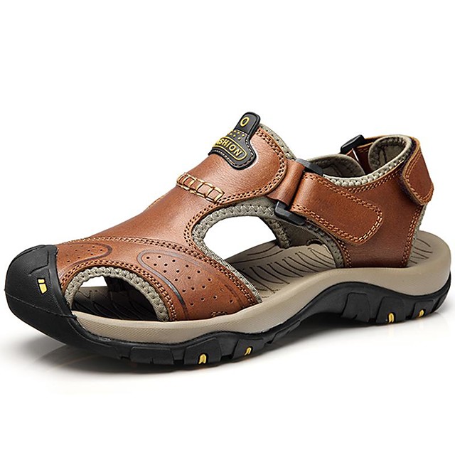 brown fall sandals