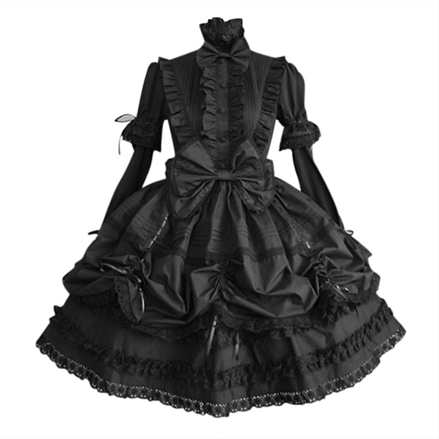 plus size gothic lolita dress