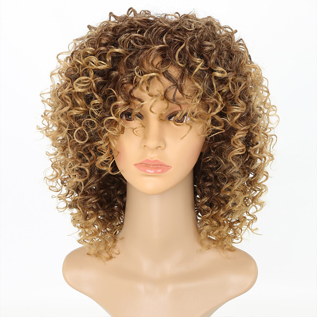 medium curly wig