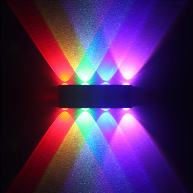multi coloured wall lights