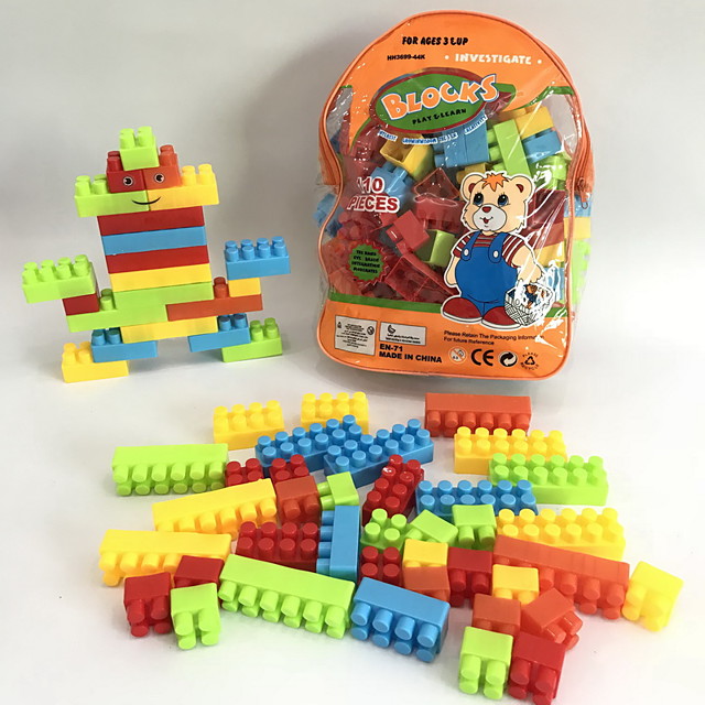 Legolar 110 pcs Karikatür Aile uyumlu Legoing Karikatür Oyuncak Karton