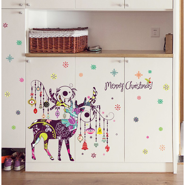 Decoratieve Muurstickers Vliegtuig Muurstickers Kerstmis Woonkamer