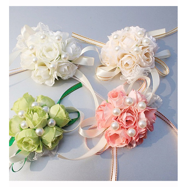 wrist wedding flowers