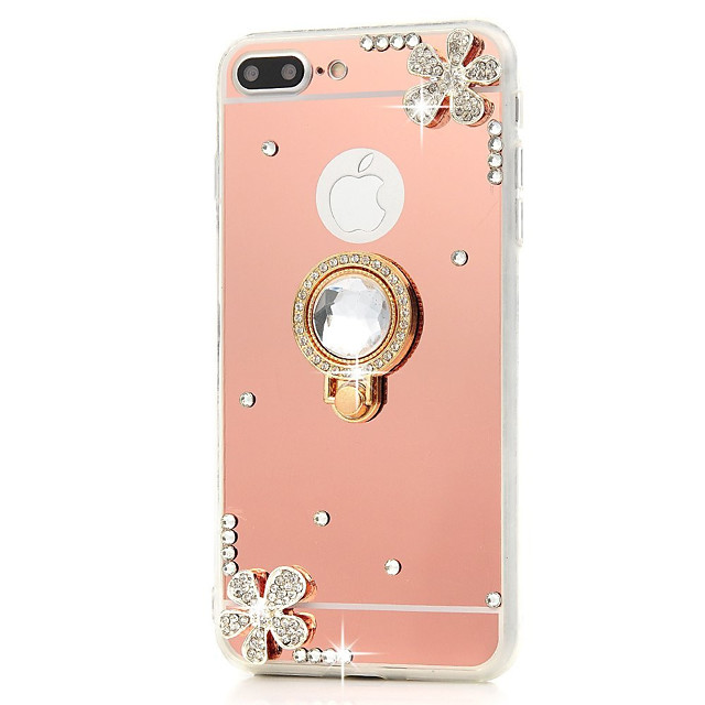 Blanco Cuero PU estilo cocodrilo IPhone 7//8 caso Personalizado Con Nombre O Iniciales