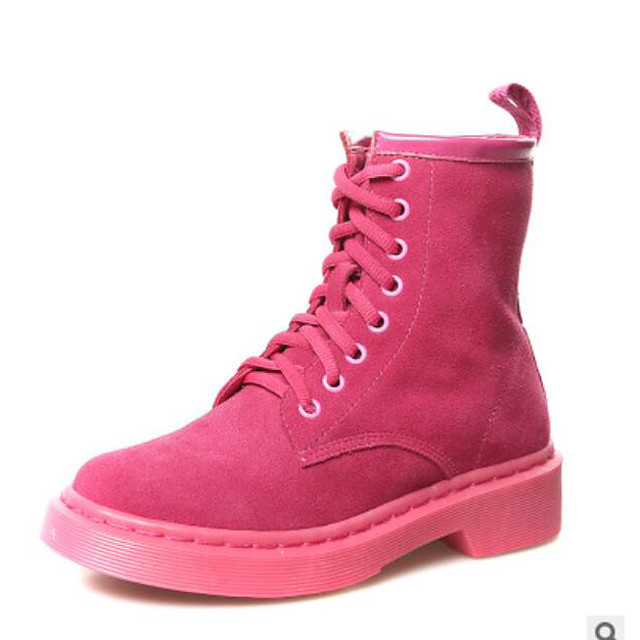 botines fucsia mujer