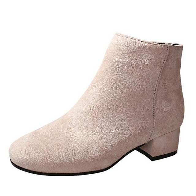 bottes femme nubuck beige