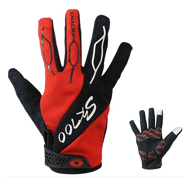 leather cycling gloves full finger