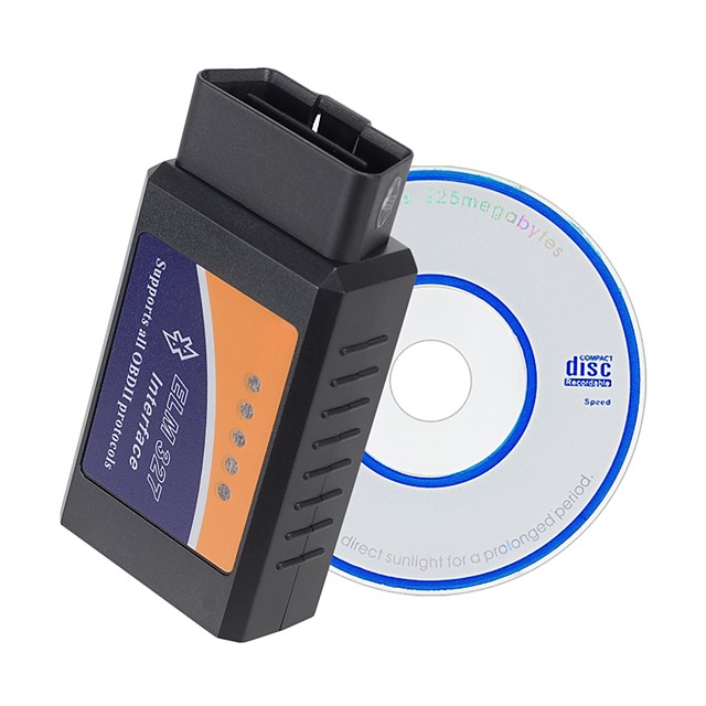 ELM327 Bluetooth V2.1 OBD2 OBD II Car Auto Torque Diagnostic intercace Scanner B