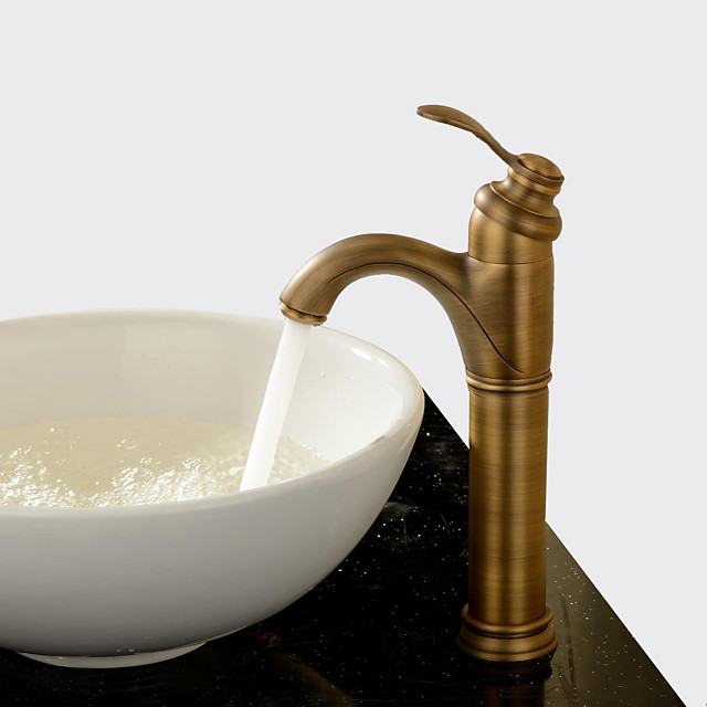 Design Sanitair Winkel | Afvoer set popup afvoer wand met sifon Antiek zonder overloop - - Design Sanitair Winkel