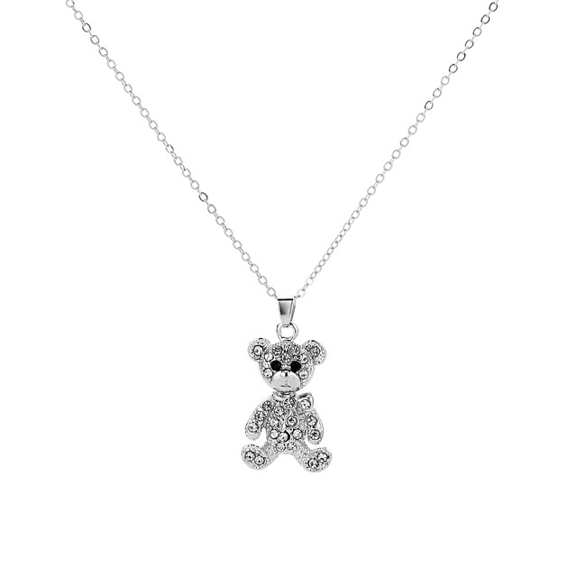 Cute Panda Face Jewelry Military Pendant Brand Necklace Metal Dog Tag
