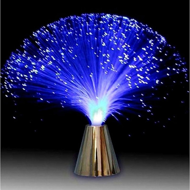 multicolore led fibre optique lampe lumière vacances mariage pièce