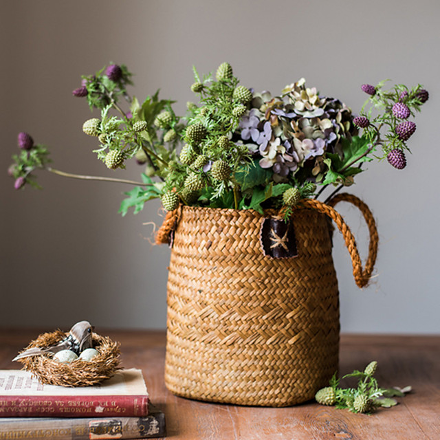 Kunstbloemen 1 Tak Pastoraal Stijl Fruit Bloemen voor op tafel 6694899