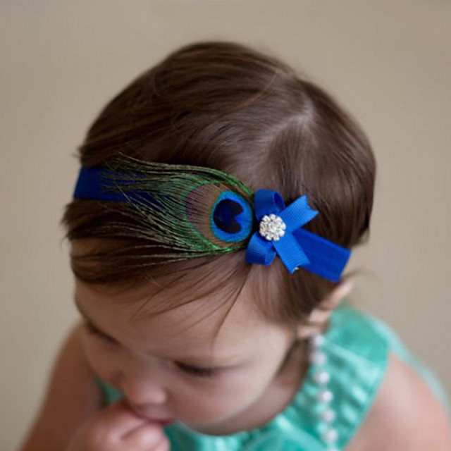 girls royal blue hair accessories