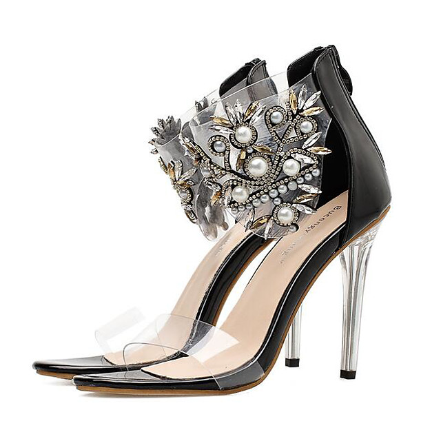 crystal black heels