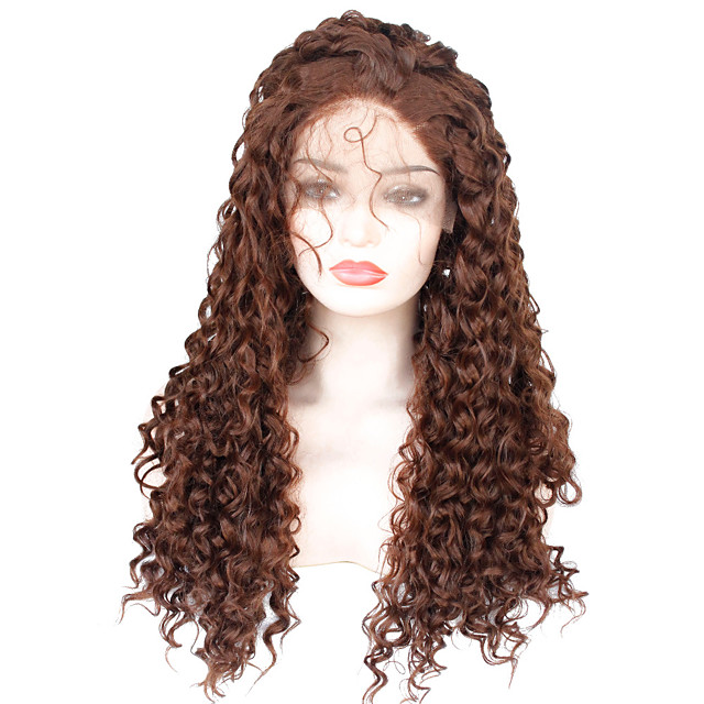 Syntetisk Lace Front Parykker Krollet Bob Frisure Pixie Frisure Blonde Front Paryk Nuance Lang Mork Rodbrun Syntetisk Har Dame Fest Syntetisk Ombre Har Morkebrun Nuance Afro Amerikansk Paryk 6823994 2021 54 99