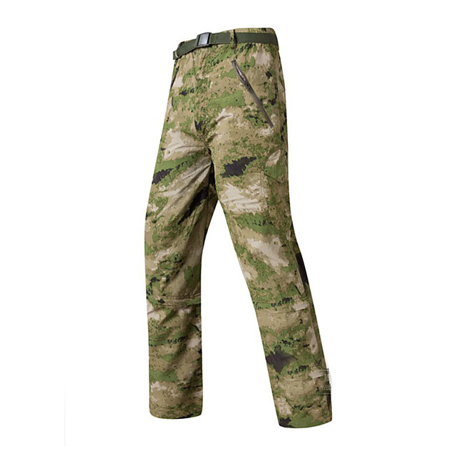 camouflage hiking pants