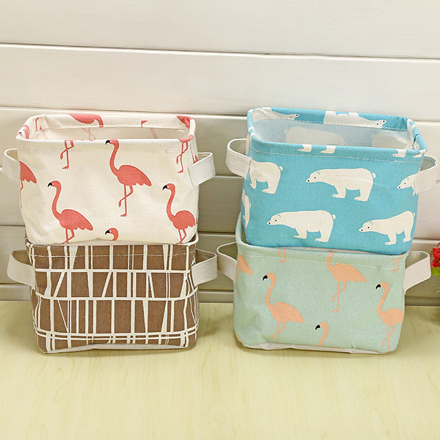 Stoff Aufbewahrungsbeutel Rechteck lieblich Zuhause Organisation Lager