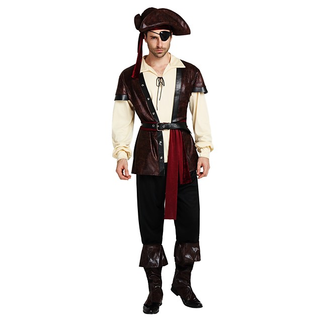 Pirates of the Caribbean Costume Adults Highschool Men's Halloween ...