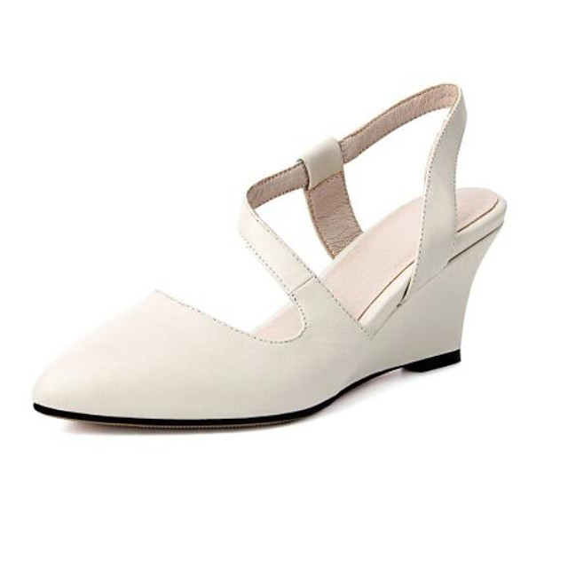 wedge clogs closed toe