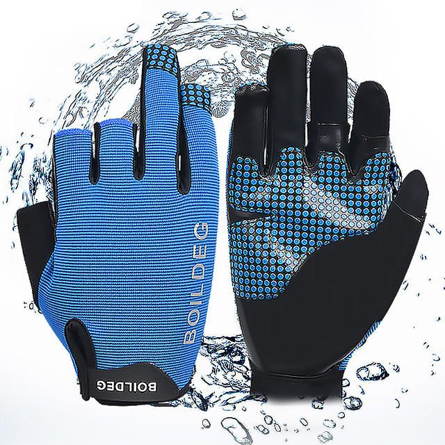 Fishing Gloves Fingerless Gloves Bait Casting Breathable Anti-Slip