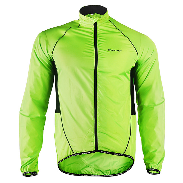 NUCKILY Mens Windproof Jackets Winter Thermal Fleece Cycling Jersey Water Resistant Mountain Bike Road Bicycle Coat
