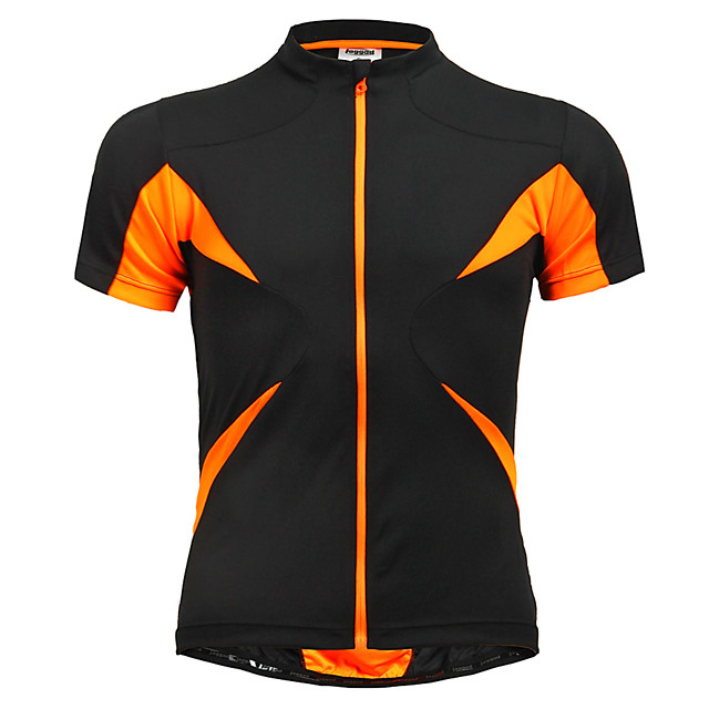 orange cycling top