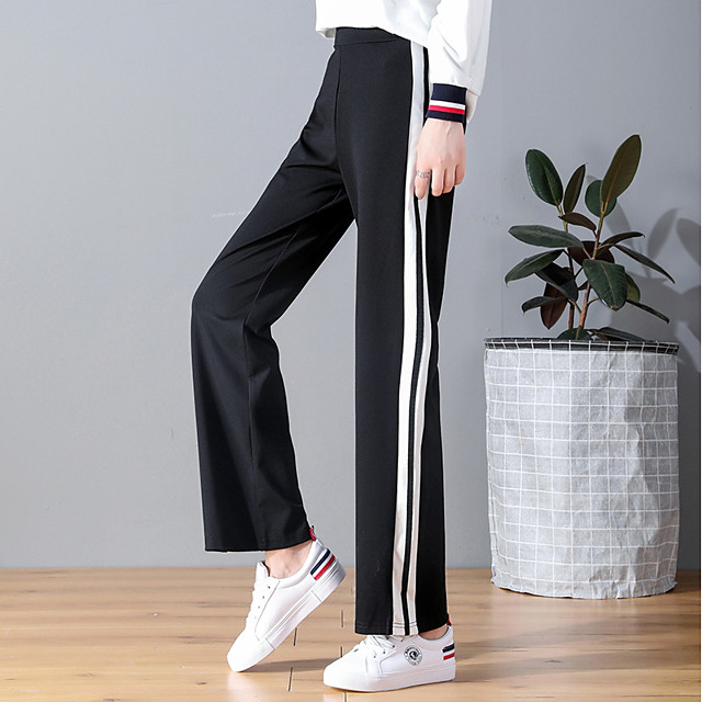 wide bottom track pants