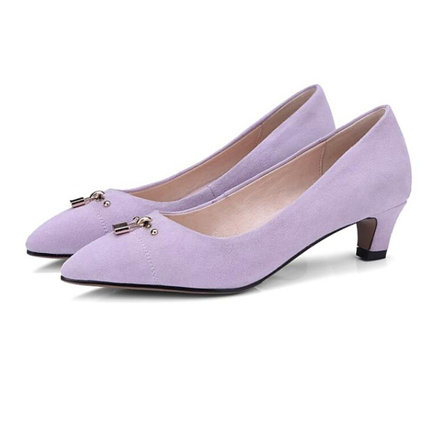 light purple loafers