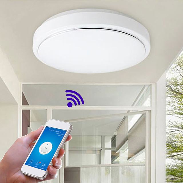 Modern wifi led tavan lambası app kontrol tavan ışık oturma odası aile