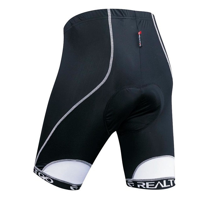 Men's Bike Shorts Pants Breathable Sports Spandex Black / Red / Black with White Road Bike 