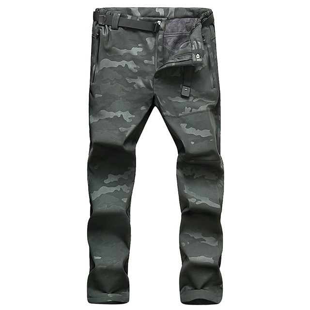 Men's Camo / Camouflage Hiking Pants Outdoor Windproof Rain Waterproof
