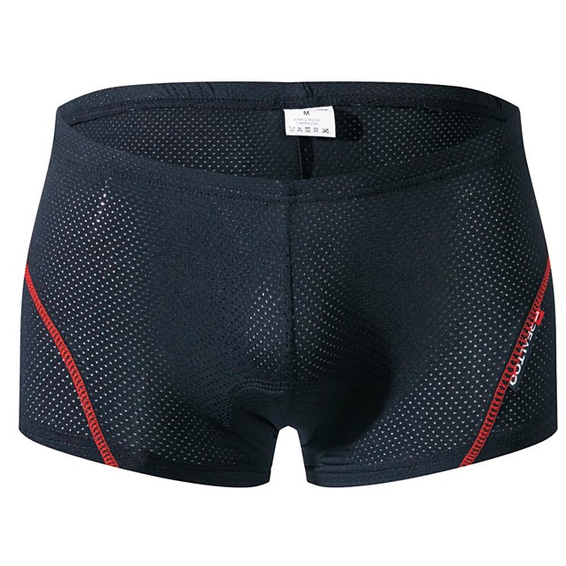 Homme Vélo Shorts Sousvêtements Bas Des sports Spandex Hiver Noir