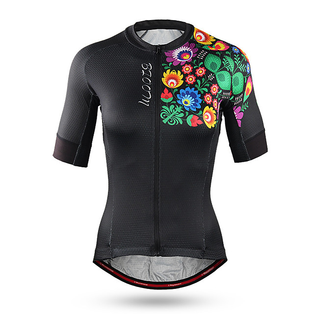 floral bike jersey