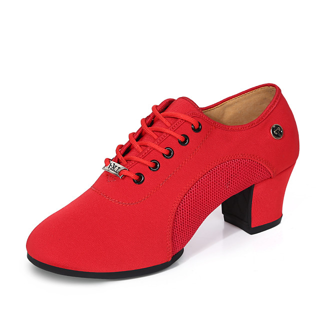 red jazz shoes