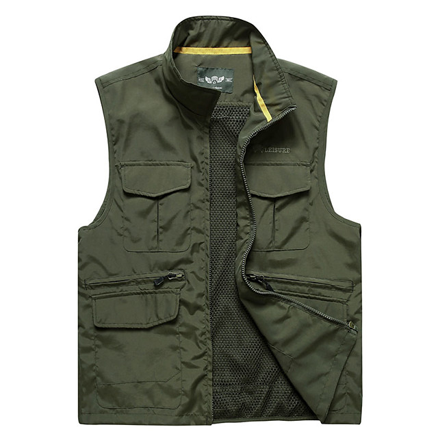 Homme Gilet de Randonnée Gilet de pêche Outdoor Printemps ...