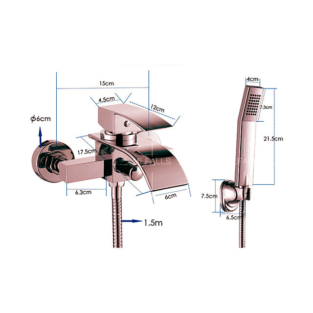 Badewannenarmaturen - Antike Ölgeriebene Bronze Wandmontage Keramisches