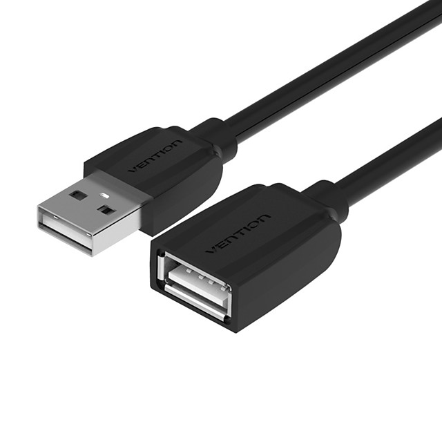 Cable Length: 5m Occus 0.3-5M Computer Data Line USB 2.0 Extension Cord with Ears Mount Extension Cable Wired