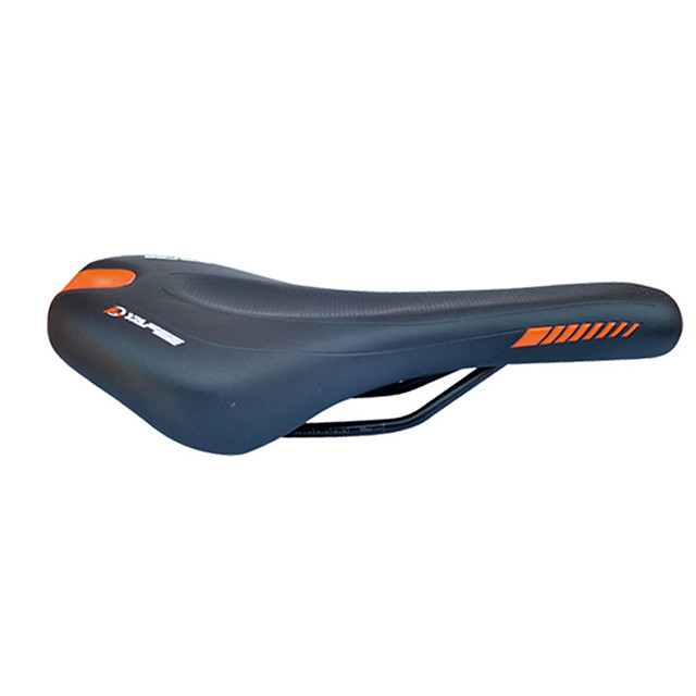 orange mountain bike seat