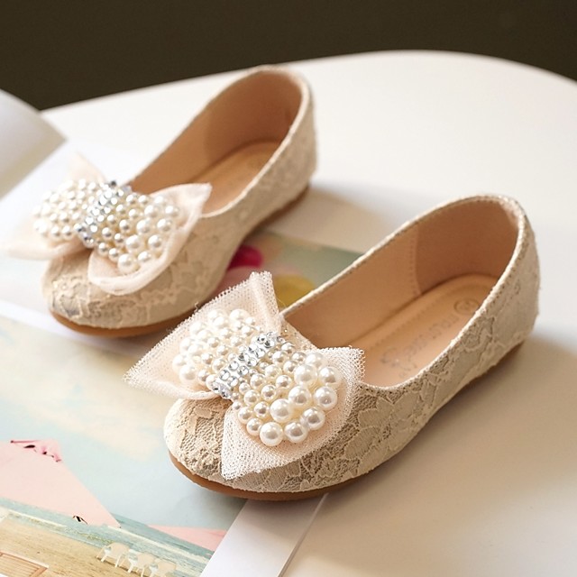 little girl champagne shoes