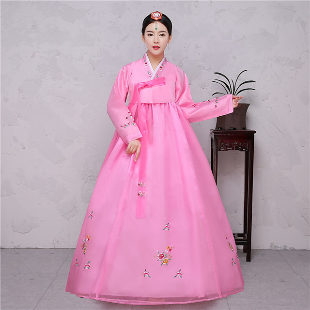Hanbok Girl Adults' Women's Asian Traditional Korean Jeogori Hanbok ...